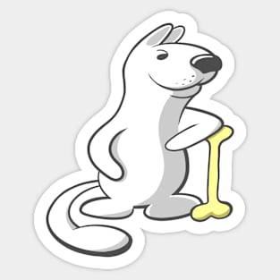 Relaxed Dog Sticker